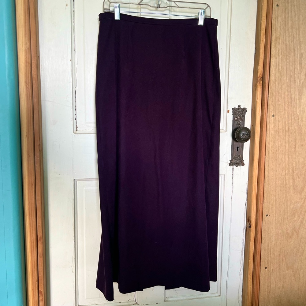 Dark Purple Maxi Skirt